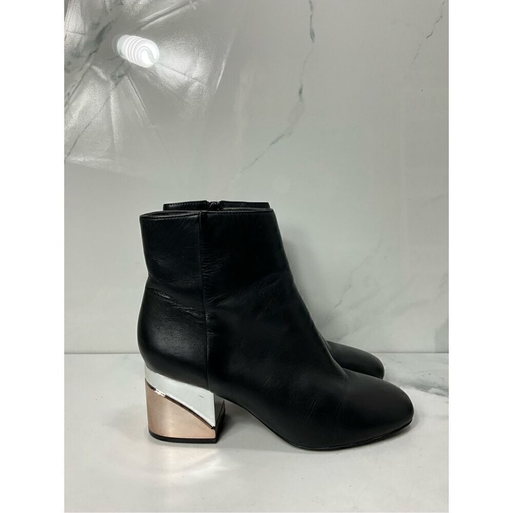 ALDO Two Tone Mirror Heel Booties